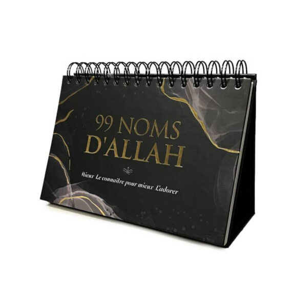 99-noms-d-allah-mieux-le-connaitre-pour-mieux-l-adorer-calendrier-chevalet-noir-editions-al-hadith