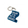 salah-is-the-key-to-succes-blauw-sleutelhanger