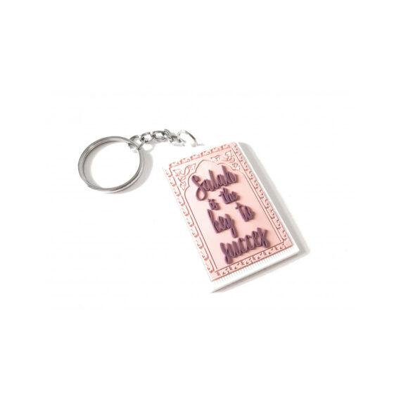 salah-is-the-key-to-succes-roze-sleutelhanger (1)
