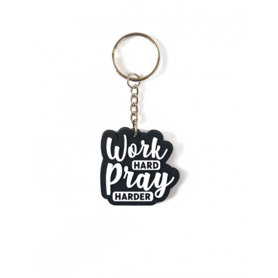 work-hard-pray-harder-sleutelhanger (1)