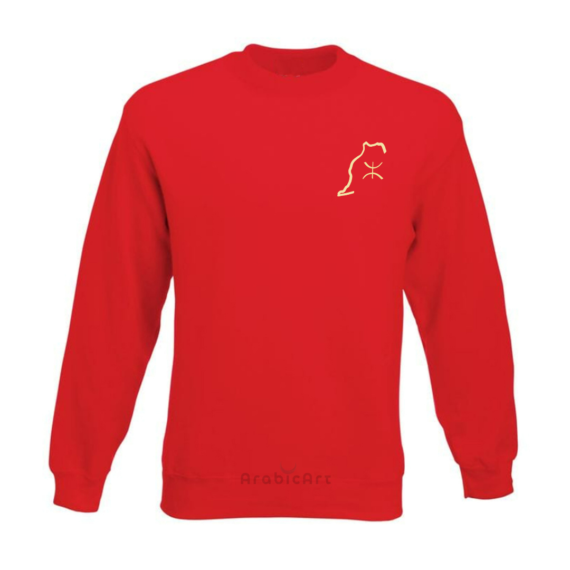 Pull Amazigh -Rouge