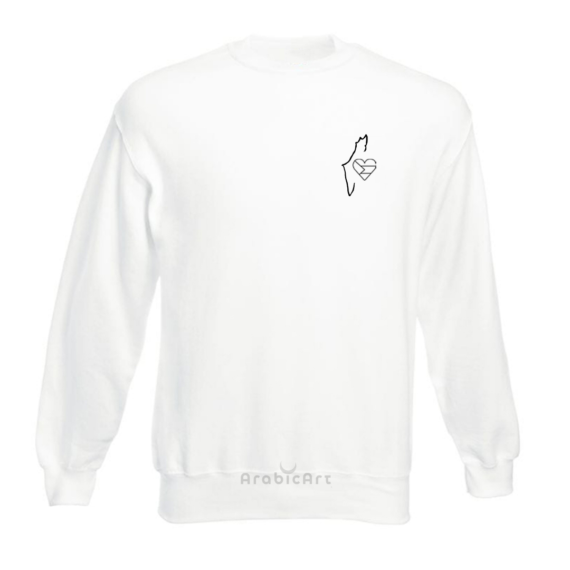 Pull Palestine -Blanc